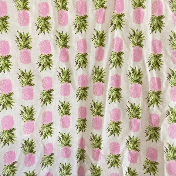 VICTORIAS SECRET Pineapple Print Button Front Pajama Top - Picture 7 of 11
